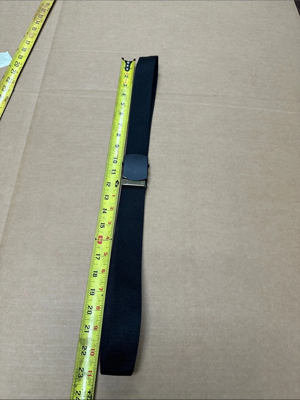 ##550, Black Men's Belt with Matte Buckle